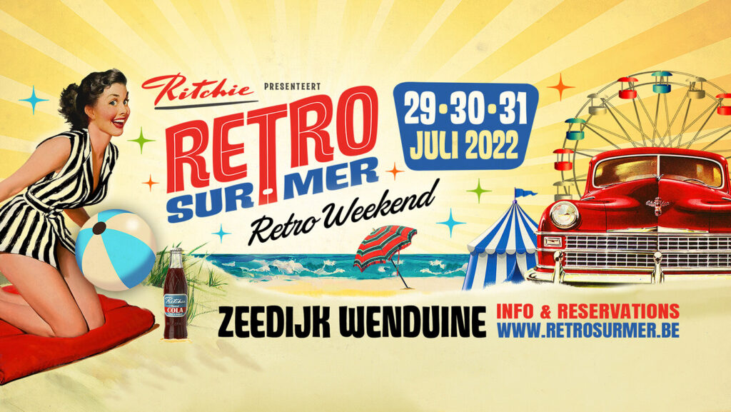 Retro Sur Mer - 29-30-31 juli 2022 - Zeedijk Wenduine